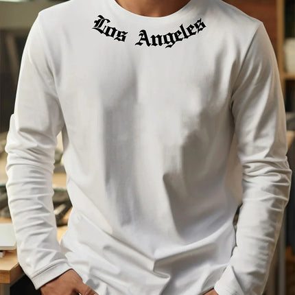 2025 3D USA American Flag Printed Men's Long-Sleeved T-Shirt Daily Warm-Up Men's Shirt For Autumn/Winter Street Fashion T-Shirt