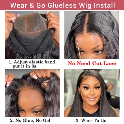 13x4 13x6 Dual HD Lace Bone Straight Wigs Human Hair 40 42 Inch Super Long Glueless Design Natural Soft Sleek Straight Hair Wigs