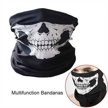 Halloween Mask Horror Skeleton Chin Mask Skeleton Performance Party Dress Up Real CS Masks