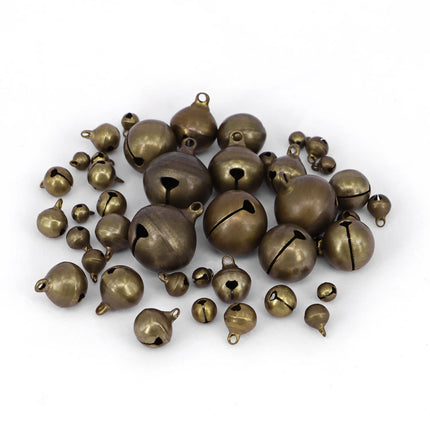 Bronze Bells Small Copper Jingle Bells Loose Beads Hand make Accessories Jewelry Home DIY Christmas Tree Festival Party Tree