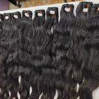Natural Straight,Wavy,Curly / Gold / 10 inches